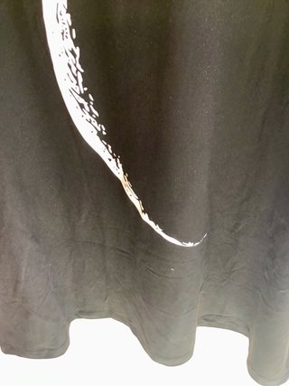 Camiseta Negra Verano Talla XXL