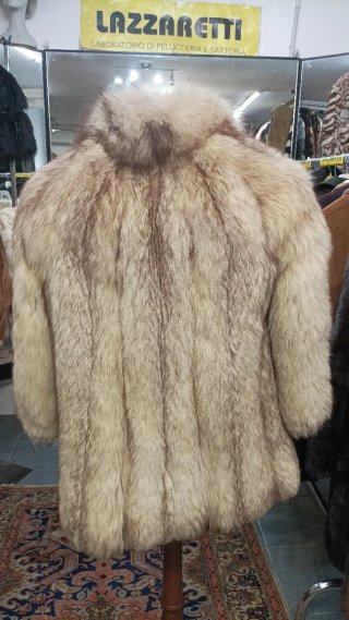 Cappotto Volpe Groenlandia Beige/Marrone
