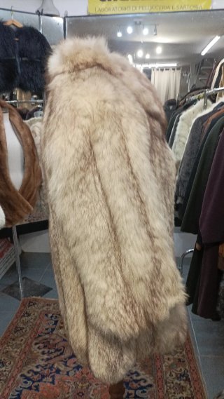 Cappotto Volpe Groenlandia Beige/Marrone