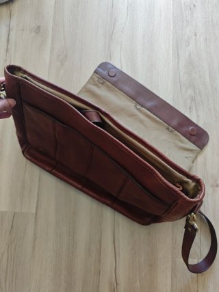 Maletín Massimo Dutti Piel Marrón