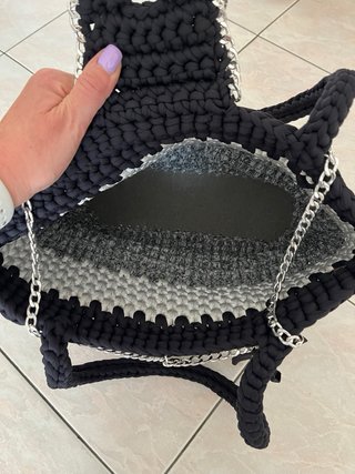 Borsa uncinetto fatta a mano