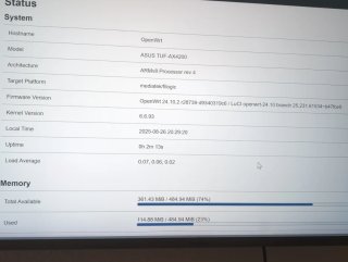 Router ASUS TUF Gaming AX4200 WiFi 6 OpenWRT
