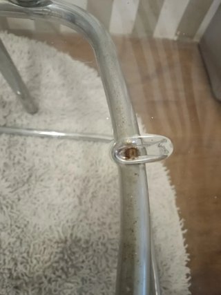 Mesa redonda cristal y 3 sillas Tobías de Ikea