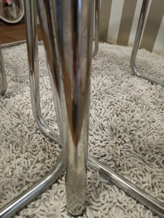 Mesa redonda cristal y 3 sillas Tobías de Ikea