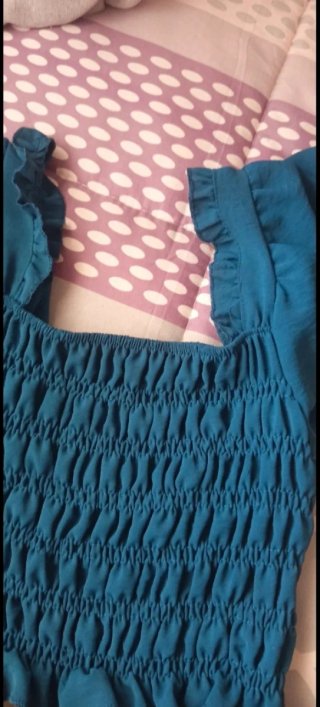 Camisa azul crop top