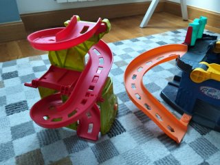Pista de coches Fisher Price