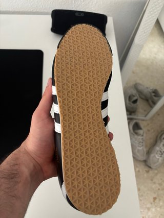 Adidas Italia Talla 45 Negro Blanco