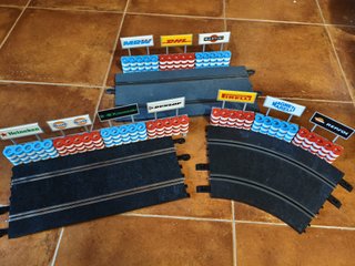 Neumáticos decorativos con publicidad Scalextric