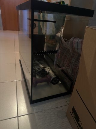 Terrario de cristal exoterra