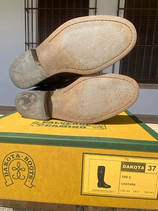 Botas de equitación Valverde Marrón piel engrasada