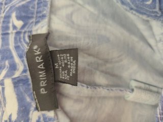 Shorts mujer Primark azul fantasía