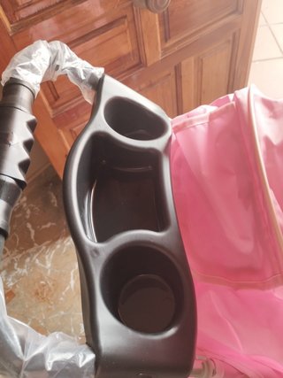 Carrito para mascotas rosa