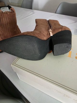Botas marrones de ante