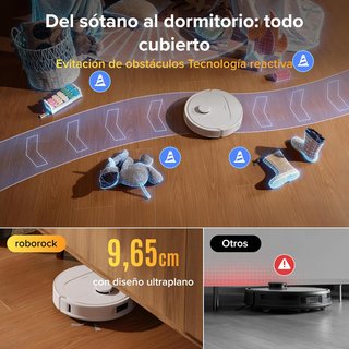Robot Aspirador Roborock Qrevo S Pro Blanco NUEVO
