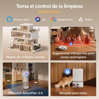 Robot Aspirador Roborock Qrevo S Pro Blanco NUEVO