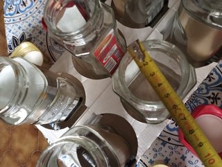 6 Vasetti/Bicchieri per alimenti o anche x cocktai