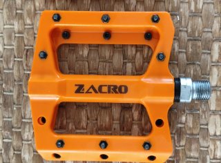 Pedales MTB Plataforma Ancha Naranja