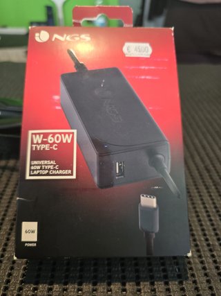 Carregador NGS W-60W USB Tipo-C Universal