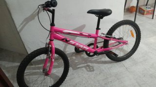 Bicicleta infantil rosa NSTAR