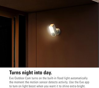 Eve cámara segura con foco y visión nocturna