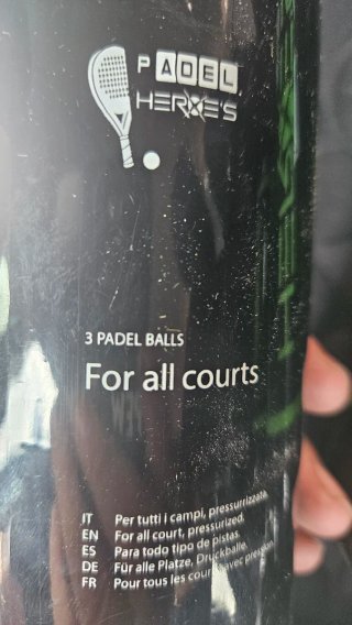 5 botes de Pelotas de pádel HERO'S PRO LEVEL