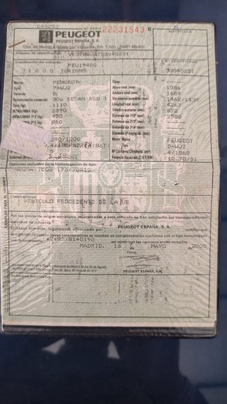 Vendo Peugeot 306 Sedan diesel  5 puertas