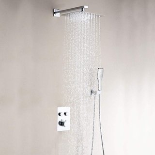 Grifo termostático ducha empotrable extraplano