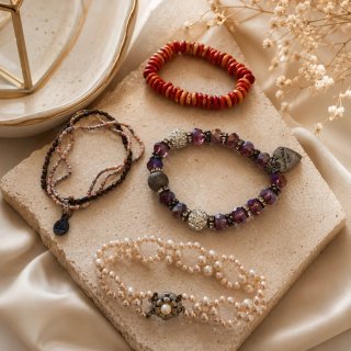 Lote de 4 pulseras
