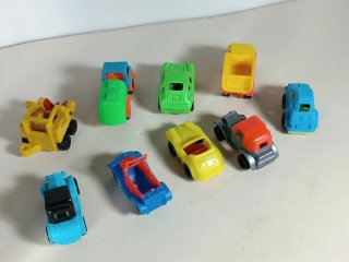Colección 9 coches de plástico de Kiosco Antiguos