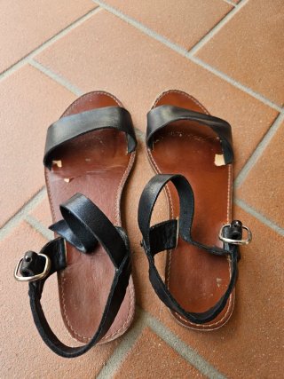 Sandali Windsor Smith neri e marroni