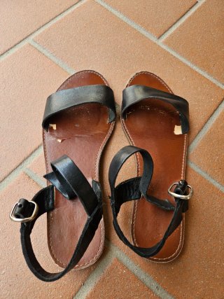 Sandali Windsor Smith neri e marroni
