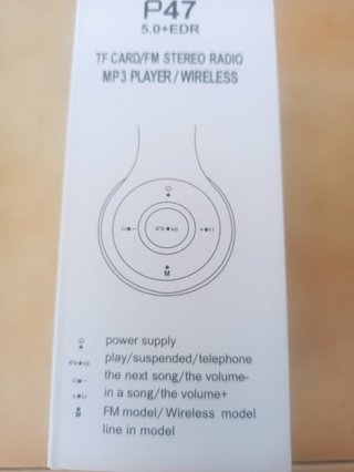 Cuffie Wireless P47 5.0+EDR