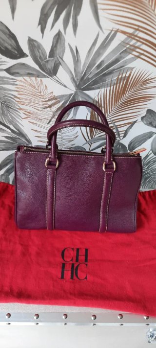 Bolso Carolina Herrera morado pvp 685
