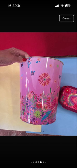 Papelera y estuche Pink Jungle