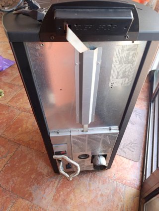 Hidroestufa Verona 14kw Negra/Roja