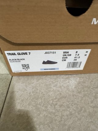Zapatilla Merrell Trail Glove 7 Barefoot Hombre Ne