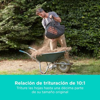- BLACK+DECKER sopladora aspiradora triturador