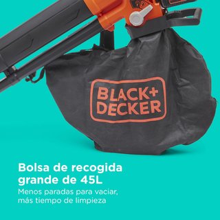 - BLACK+DECKER sopladora aspiradora triturador