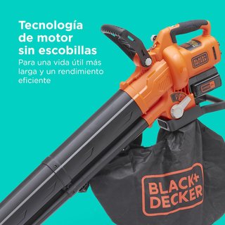 - BLACK+DECKER sopladora aspiradora triturador