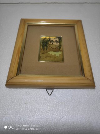 Quadro vintage casa montagna