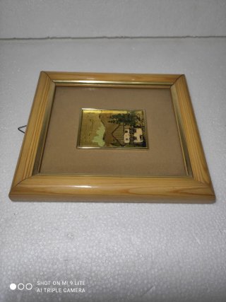 Quadro vintage casa montagna