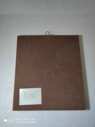 Quadro vintage casa montagna