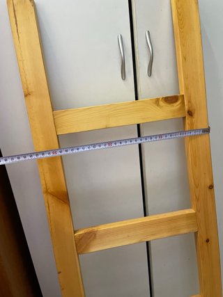 Escalera de madera para litera