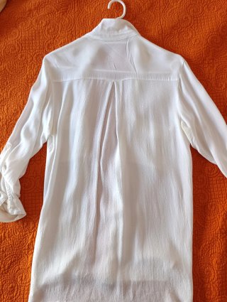 2 Camisas Blancas Zara Fluidas