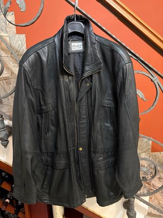 Giacca vera pelle morbida brand Stanford vintage