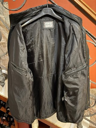 Giacca vera pelle morbida brand Stanford vintage