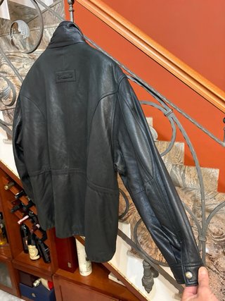 Giacca vera pelle morbida brand Stanford vintage