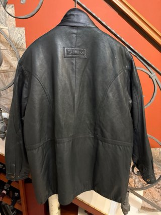 Giacca vera pelle morbida brand Stanford vintage