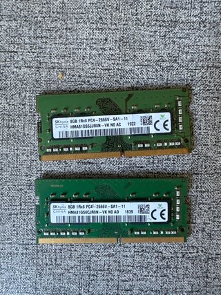 2x SK hynix 8GB DDR4 PC4-2666V RAM