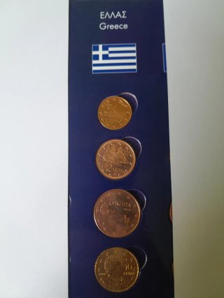 Colección Euros Grecia 2010